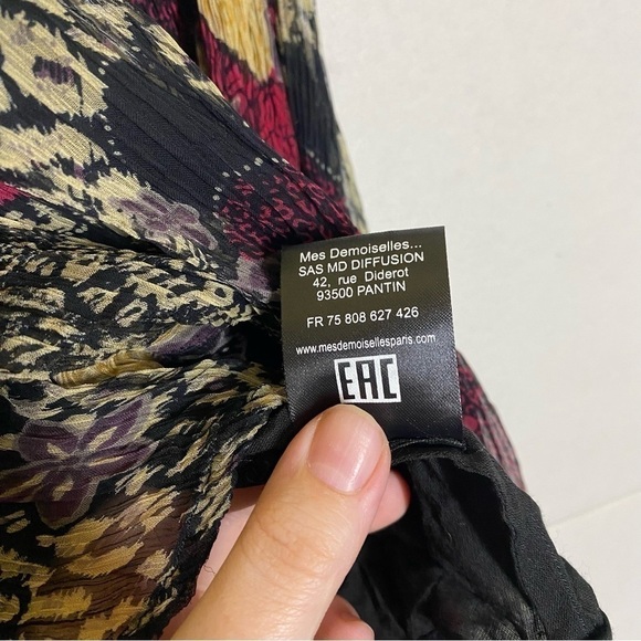 $263 Mes Demoiselles Paris Sabri Blouse Size FR 34 or US 2 - Picture 14 of 14